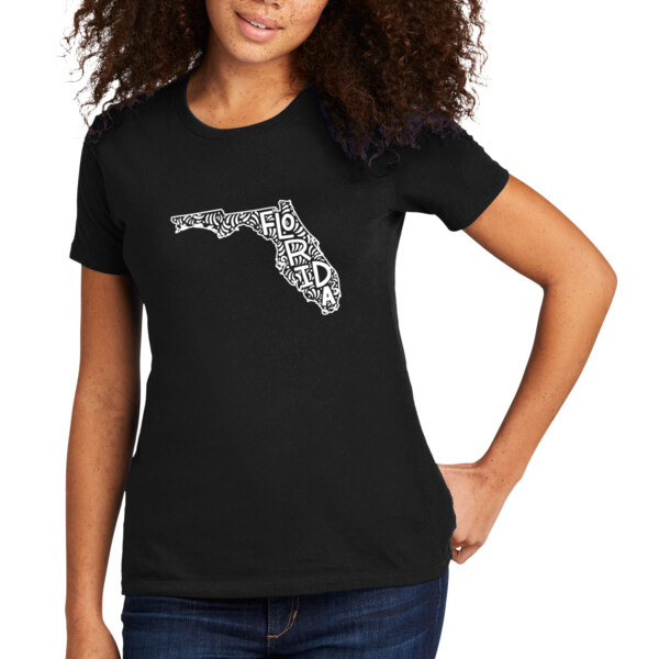 Florida (White) - Women's Premium Cotton T-Shirt Thumbnail