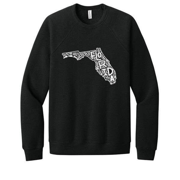 Florida (White) - Unisex Premium Fleece Crew Sweatshirt Thumbnail