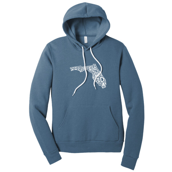 Florida (White) - Unisex Premium Fleece Pullover Hoodie Thumbnail