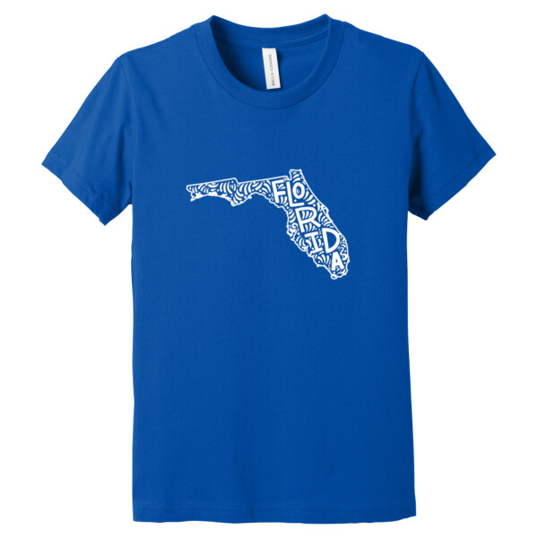 Florida (White) - Youth Premium Cotton T-Shirt Thumbnail