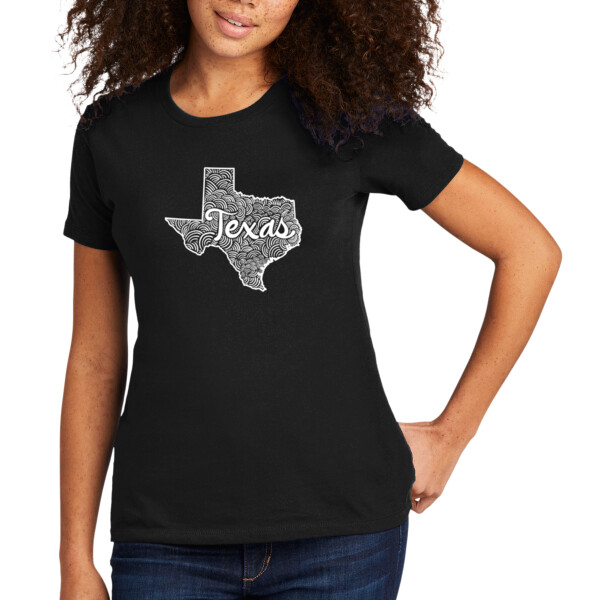 Texas (White) - Women's Premium Cotton T-Shirt Thumbnail