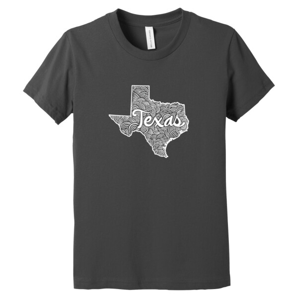 Texas (White) - Youth Premium Cotton T-Shirt Thumbnail