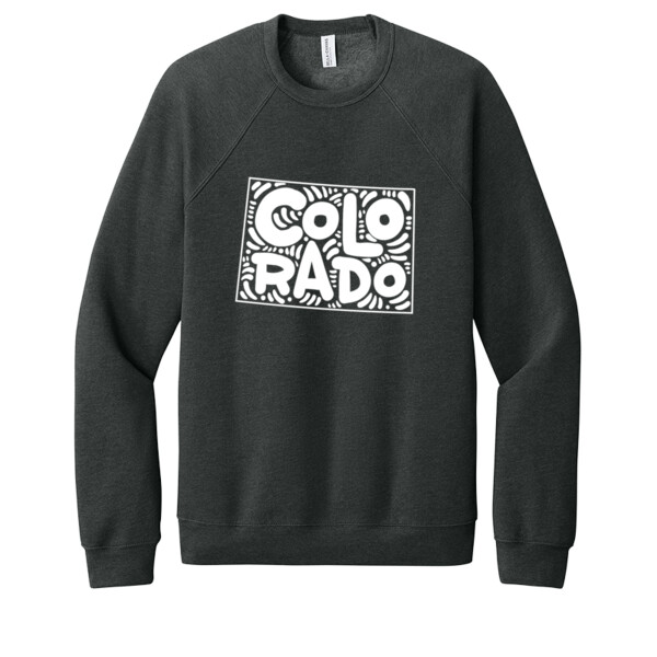 Colorado (White) - Unisex Premium Fleece Crew Sweatshirt Thumbnail
