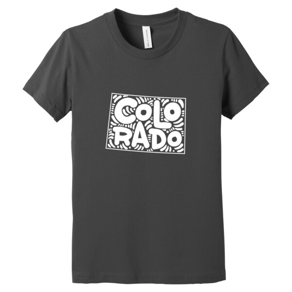 Colorado (White) - Youth Premium Cotton T-Shirt Thumbnail