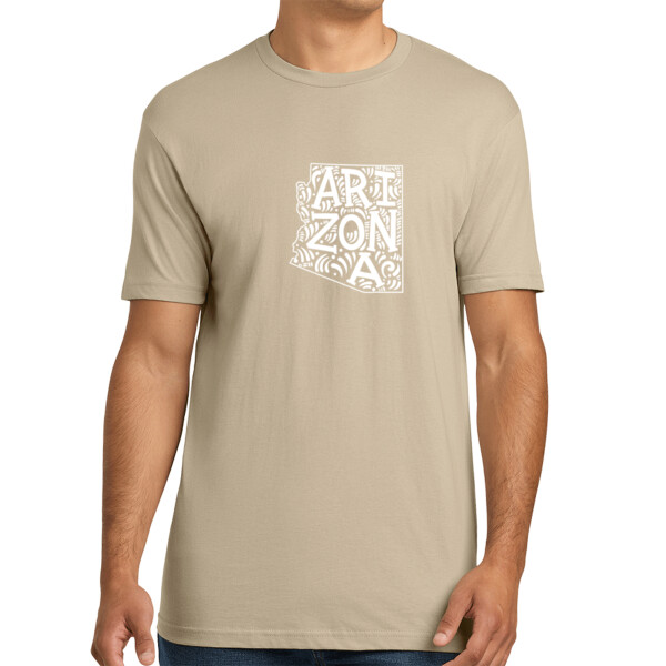 Arizona (white) - Unisex Premium Cotton T-Shirt Thumbnail