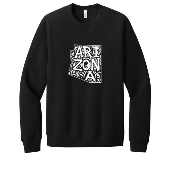 Arizona (white) - Unisex Premium Fleece Crew Sweatshirt Thumbnail