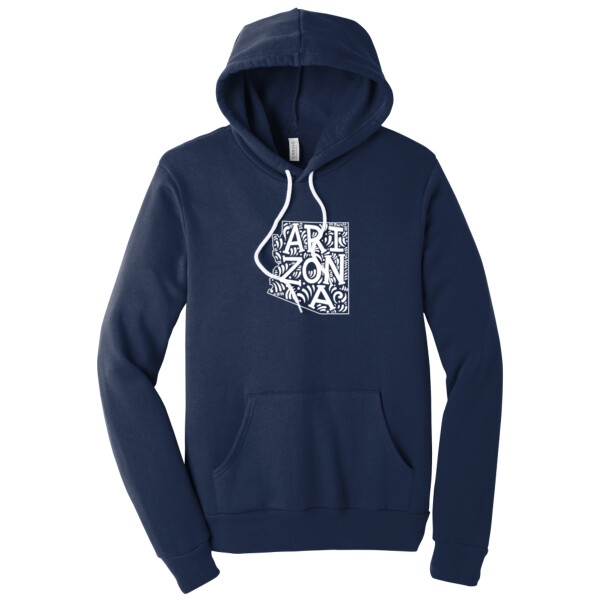 Arizona (white) - Unisex Premium Fleece Pullover Hoodie Thumbnail