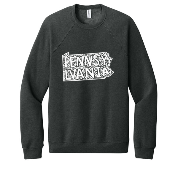 Pennsylvania (White) - Unisex Premium Fleece Crew Sweatshirt Thumbnail
