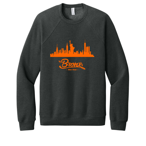 Bronx's NYC (Orange) - Unisex Premium Fleece Crew Sweatshirt Thumbnail