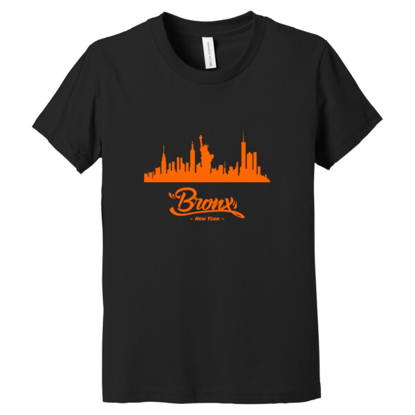 Bronx's NYC (Orange) - Youth Premium Cotton T-Shirt Thumbnail