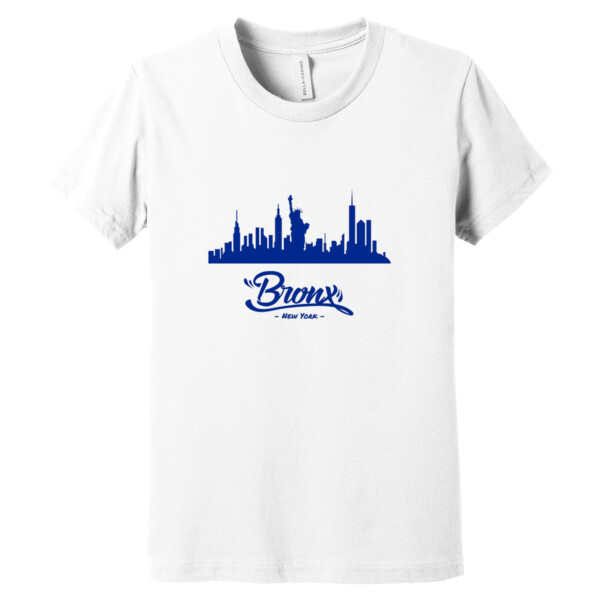 Bronx NYC Navy - Youth Premium Cotton T-Shirt Thumbnail