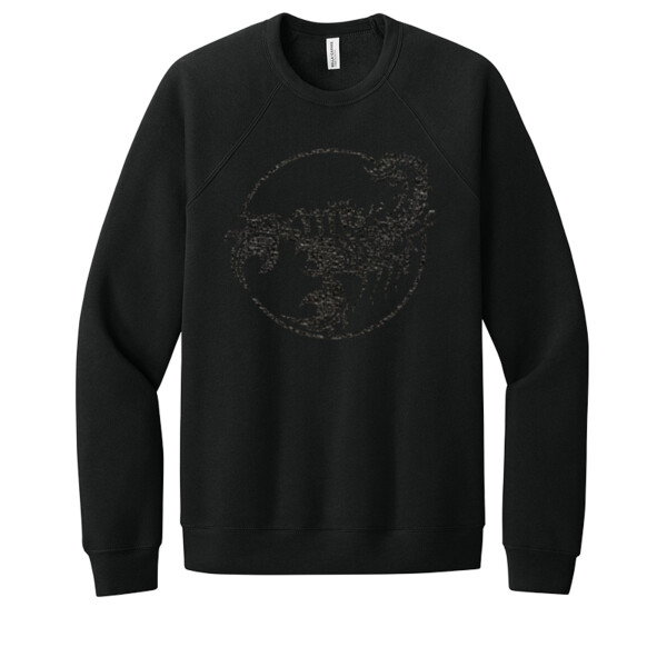 Scorpion2 (Black) - Unisex Premium Fleece Crew Sweatshirt Thumbnail