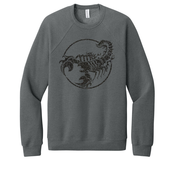 Scorpion2(Black) - Unisex Premium Fleece Crew Sweatshirt Thumbnail