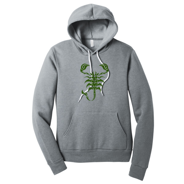 Scorpion Dark (Metallic Green) - Unisex Premium Fleece Pullover Hoodie Thumbnail