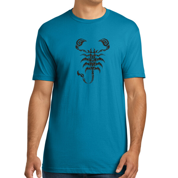 Scorpion 1( Black) - Unisex Premium Cotton T-Shirt Thumbnail