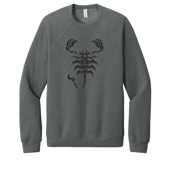 Scorpion 1( Black) - Unisex Premium Fleece Crew Sweatshirt Thumbnail