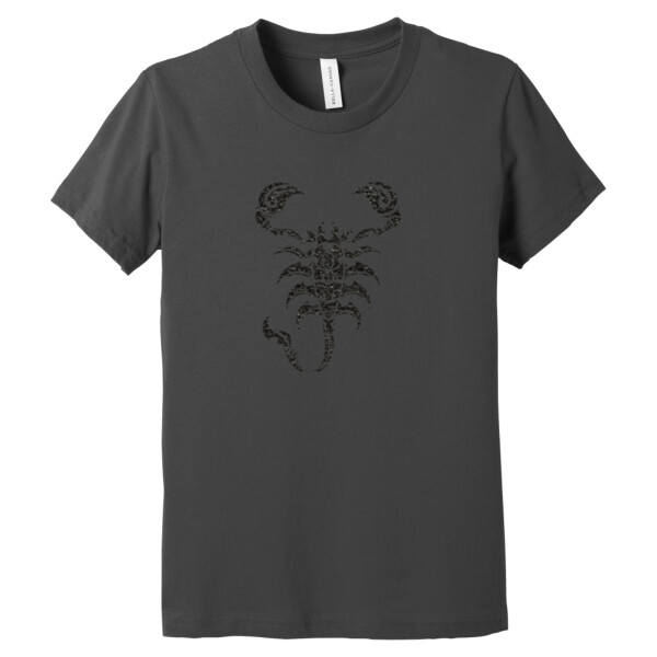 Scorpion 1( Black) - Youth Premium Cotton T-Shirt Thumbnail