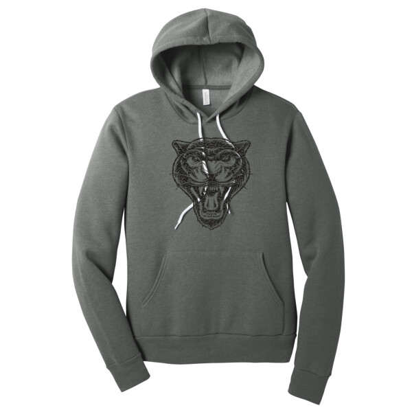 Panther1 (Black) - Unisex Premium Fleece Pullover Hoodie Thumbnail