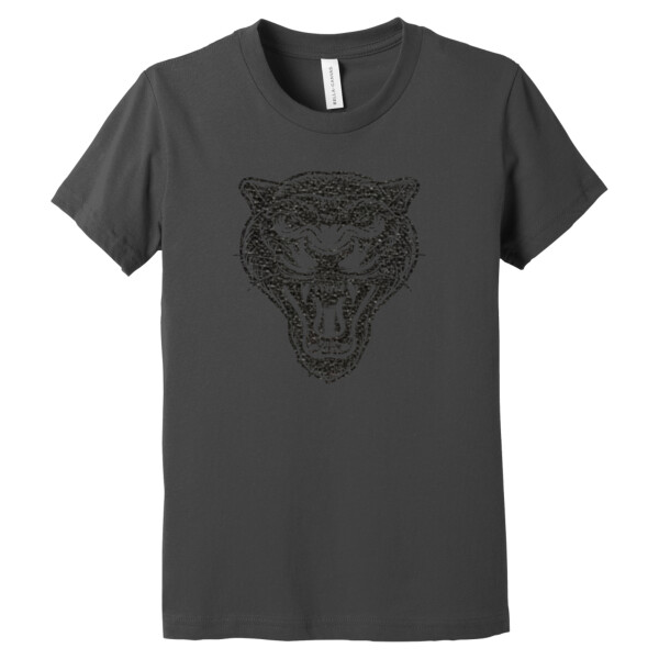 Panther1 (Black) - Youth Premium Cotton T-Shirt Thumbnail