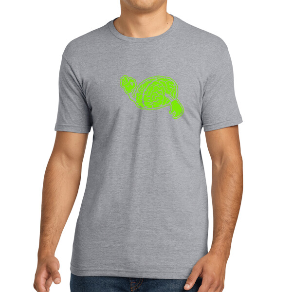 Strong Brain 1 (Green)  - Unisex Premium Cotton T-Shirt Thumbnail