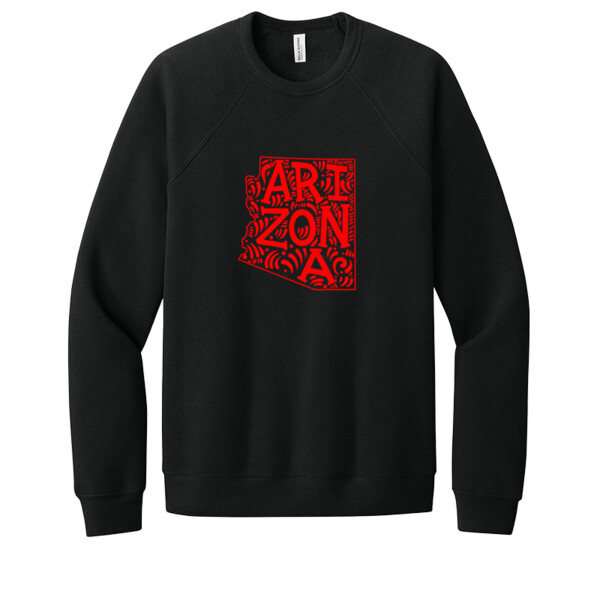 Arizona (Red) - Unisex Premium Fleece Crew Sweatshirt Thumbnail