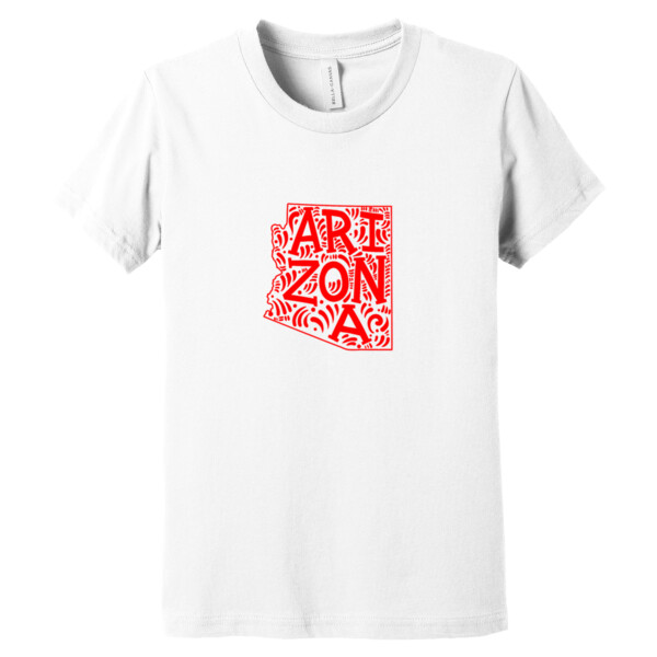 Arizona (Red) - Youth Premium Cotton T-Shirt Thumbnail
