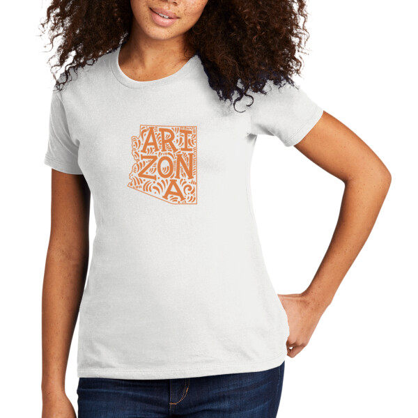 Arizona (Rust) - Women's Premium Cotton T-Shirt Thumbnail