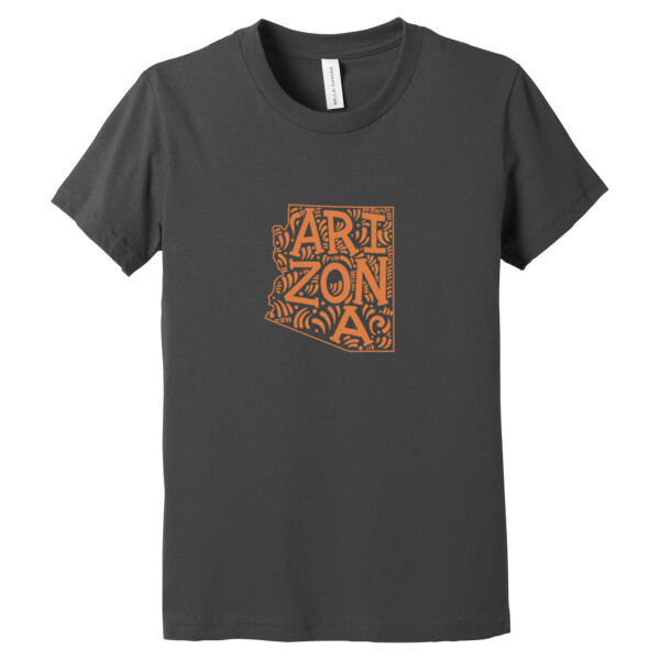 Arizona (Rust) - Youth Premium Cotton T-Shirt Thumbnail