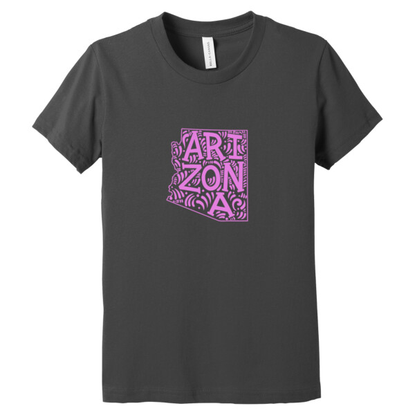Arizona (Pink) - Youth Premium Cotton T-Shirt Thumbnail