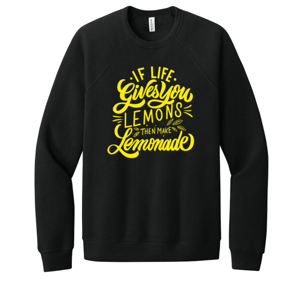 If Life Gives You Lemmons (Yellow) - Unisex Premium Fleece Crew Sweatshirt Thumbnail