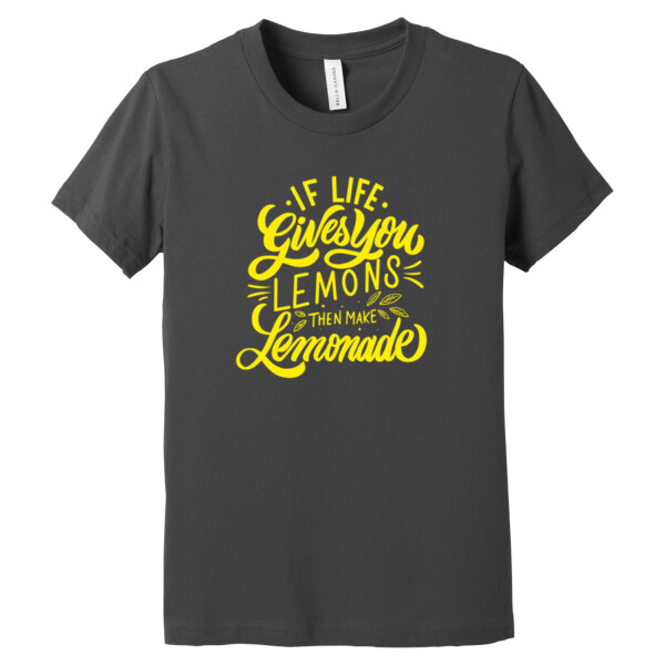 If Life Gives You Lemmons (Yellow) - Youth Premium Cotton T-Shirt Thumbnail