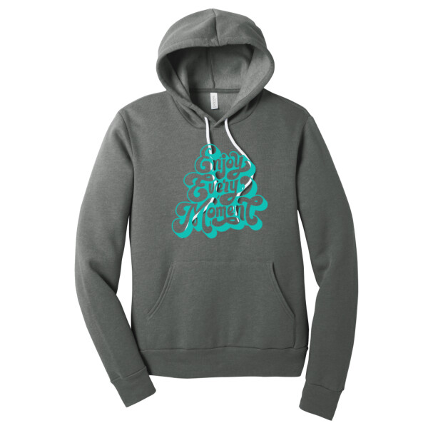 Enjoy Every Moment (Aqua) - Unisex Premium Fleece Pullover Hoodie Thumbnail