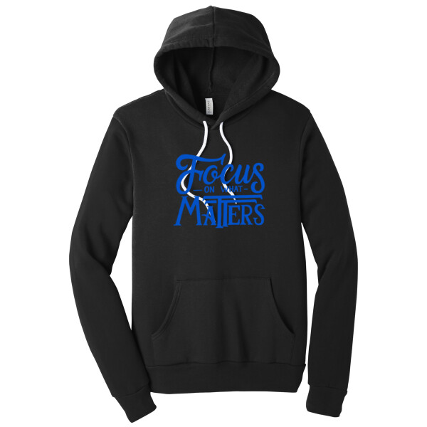 Focus on What Matters (Royal) - Unisex Premium Fleece Pullover Hoodie Thumbnail