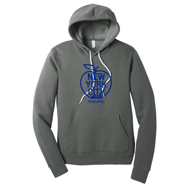 The Big Apple NYC (Navy) - Unisex Premium Fleece Pullover Hoodie Thumbnail