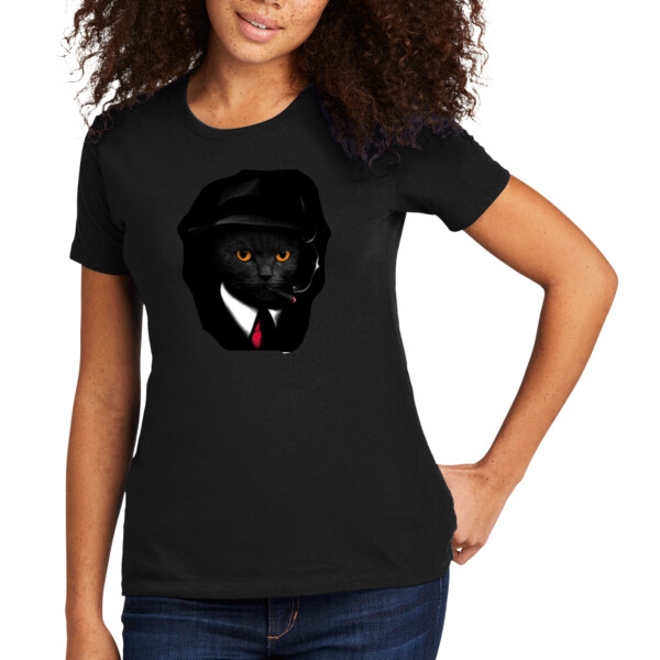 Cat Agent - Women's Premium Cotton T-Shirt Thumbnail