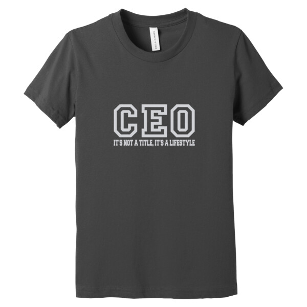 CEO Silver - Youth Premium Cotton T-Shirt Thumbnail
