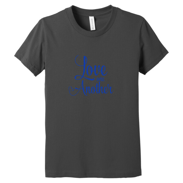 Love One Another Royal - Youth Premium Cotton T-Shirt Thumbnail