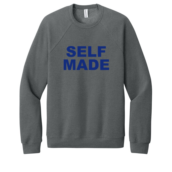 Self Made Navy - Unisex Premium Fleece Crew Sweatshirt Thumbnail