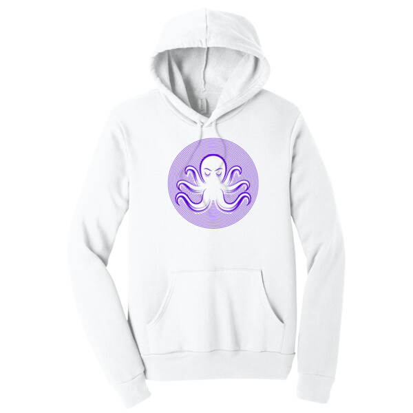 Octopus 2 Purple - Unisex Premium Fleece Pullover Hoodie Thumbnail