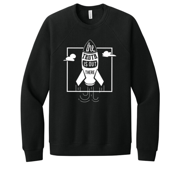 The Truth is Out There White - Unisex Premium Fleece Crew Sweatshirt Thumbnail