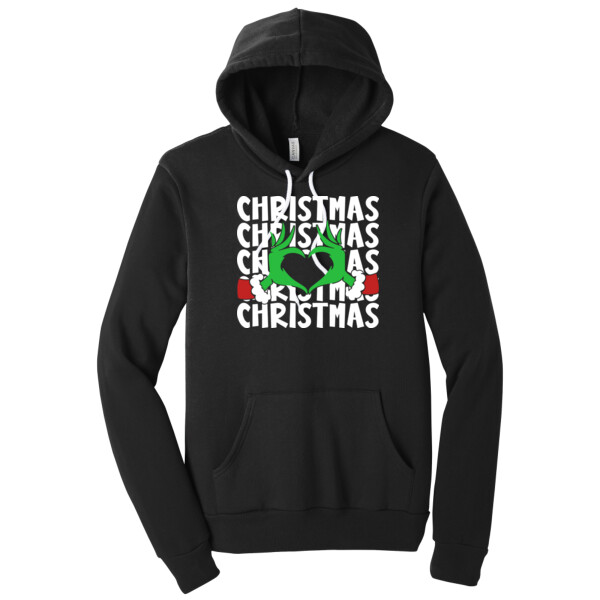 I Love Christmas - Unisex Premium Fleece Pullover Hoodie Thumbnail
