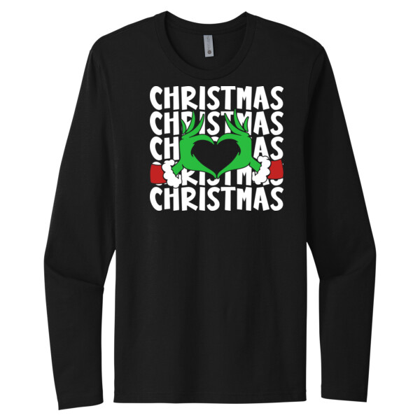I Love Christmas - Unisex Premium Cotton Long Sleeve T-Shirt Thumbnail