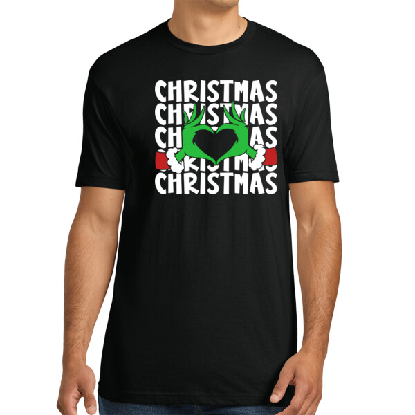 I Love Christmas - Unisex Premium Cotton T-Shirt Thumbnail