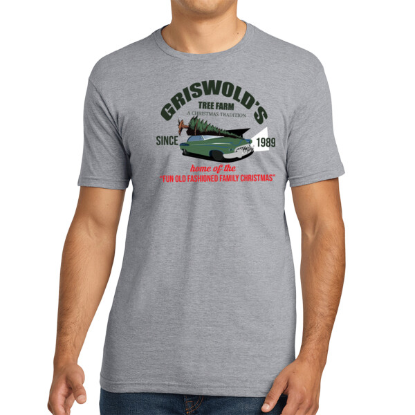 Griswolds Tree Farm - Unisex Premium Cotton T-Shirt Thumbnail