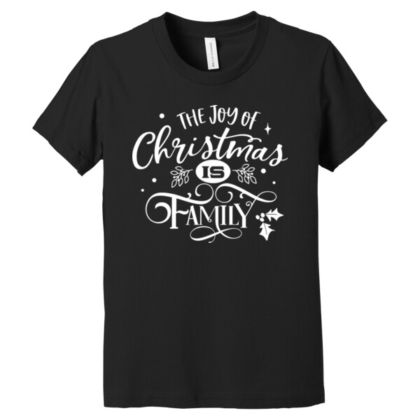 The Joy of Christmas - Youth Premium Cotton T-Shirt Thumbnail