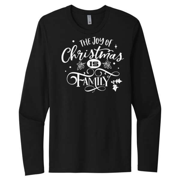 The Joy of Christmas - Unisex Premium Cotton Long Sleeve T-Shirt Thumbnail