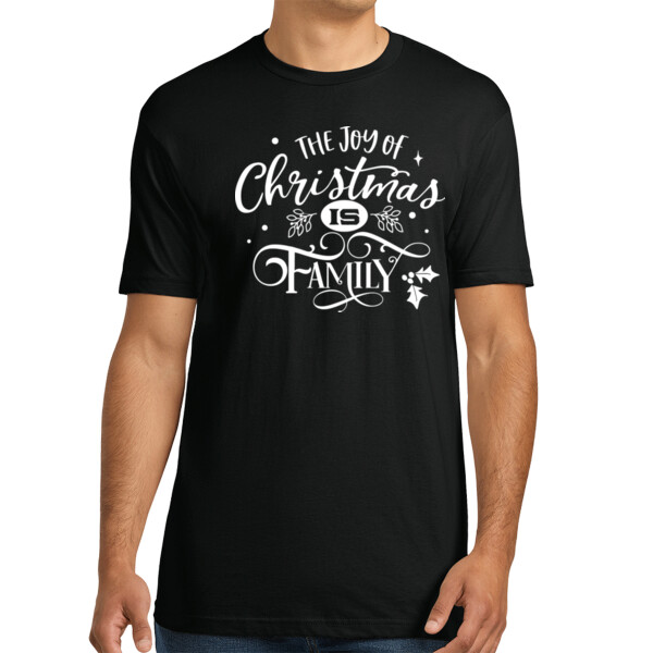 The Joy of Christmas - Unisex Premium Cotton T-Shirt Thumbnail
