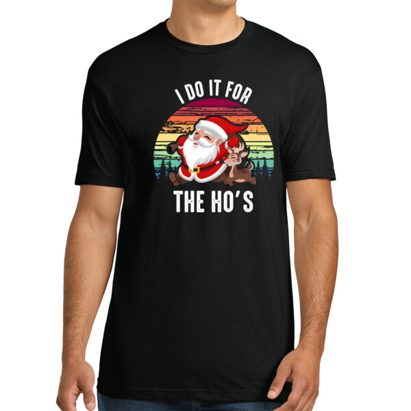 Do It For the Hos - Unisex Premium Cotton T-Shirt Thumbnail