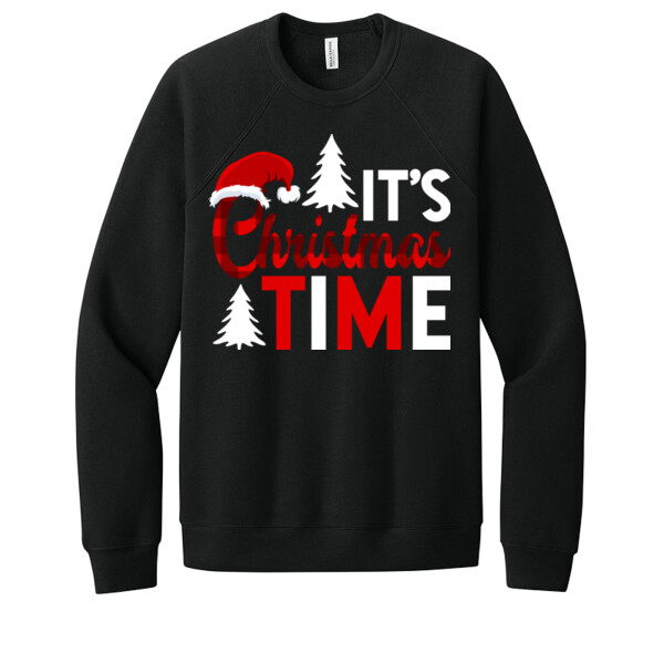 Its Christmas Time - Unisex Premium Fleece Crew Sweatshirt Thumbnail
