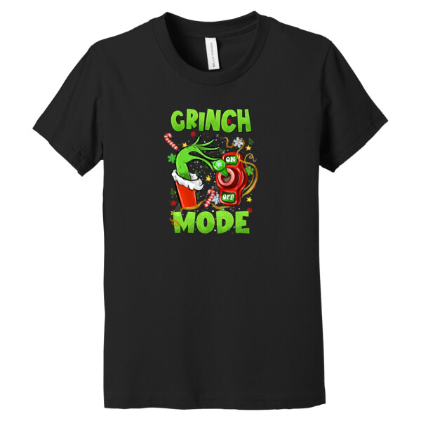 Grinch Mode - Youth Premium Cotton T-Shirt Thumbnail